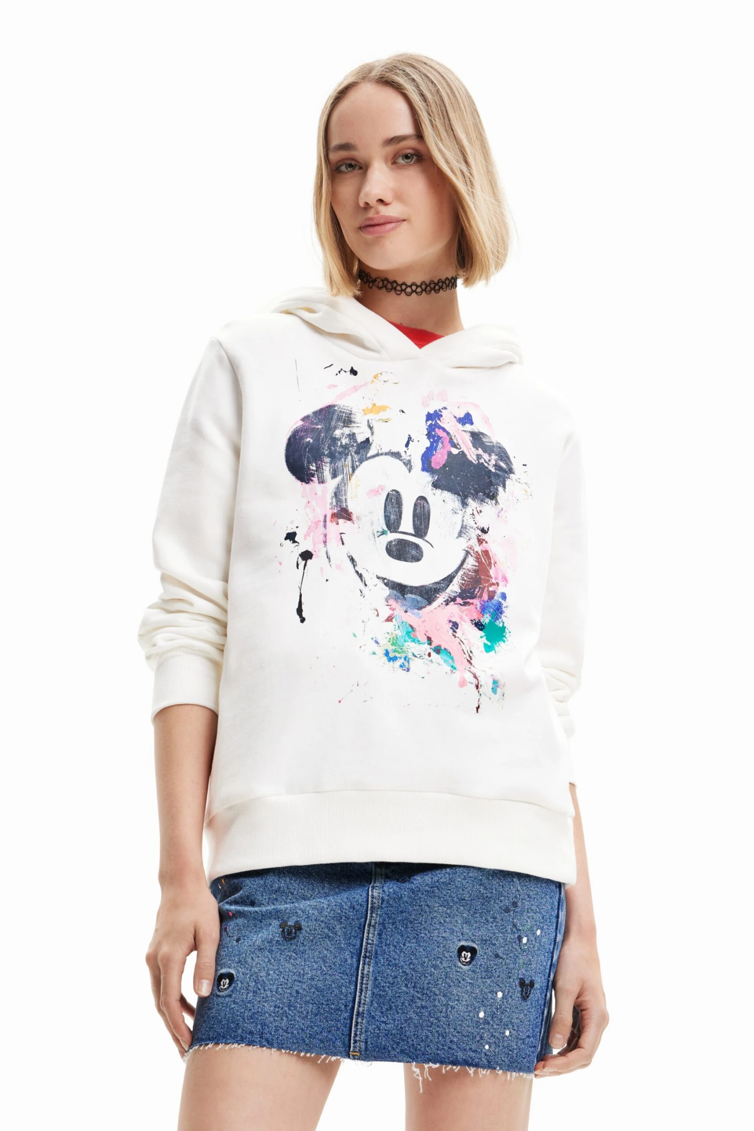 Desigual Mickey - Sweater - White 1 Desigual Mickey - Sweater - White