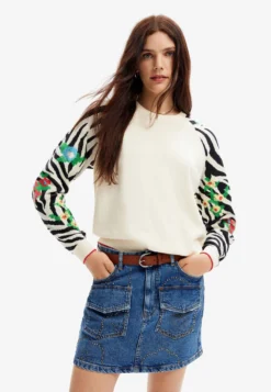 Desigual Studded - A-Lijn Rok - Blue -Desigual bb1f419e80df47be8fefd3a132f3201c scaled