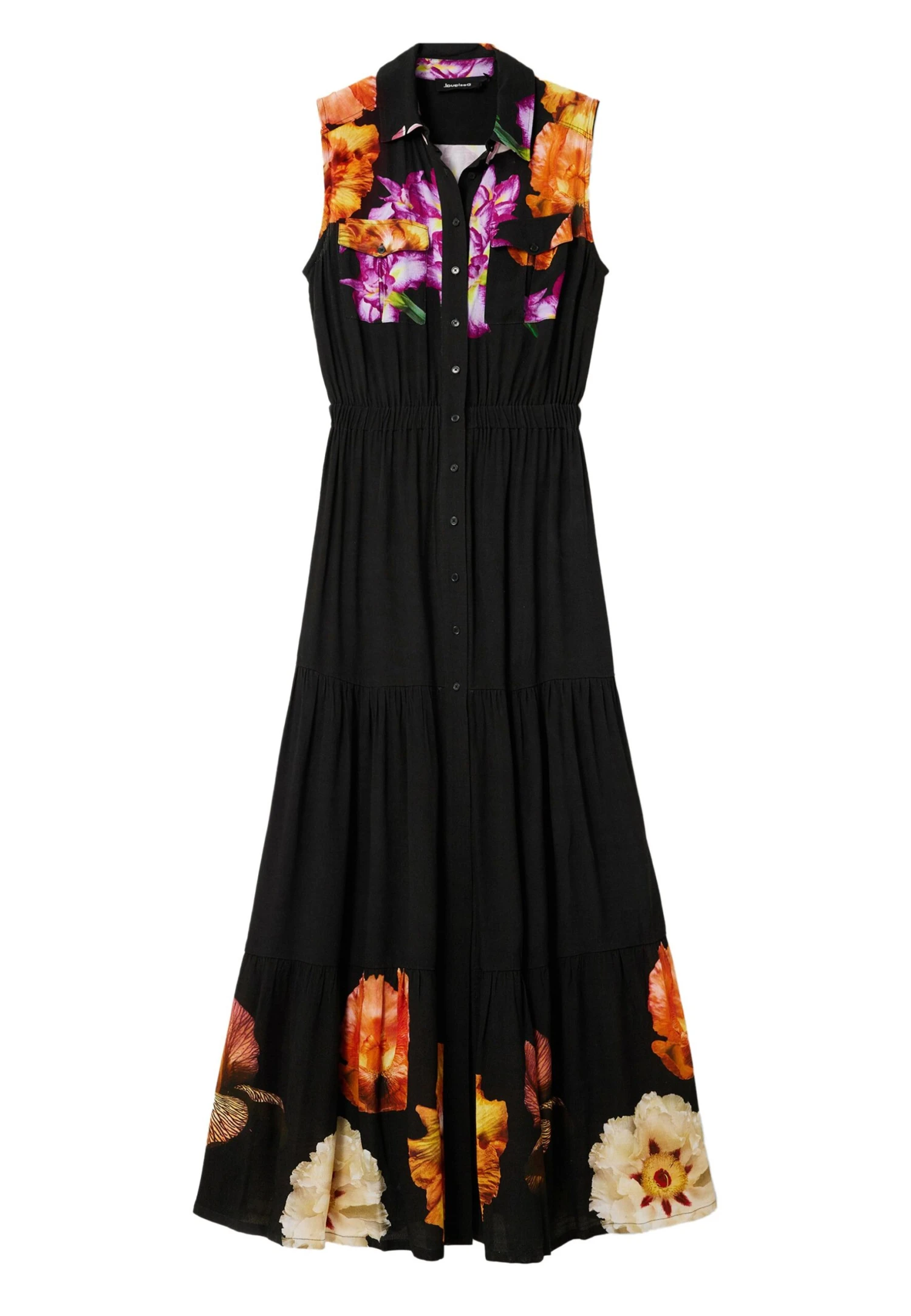 Desigual Designed By M. Christian Lacroix - Maxi-Jurk - Black 5 Desigual Designed By M. Christian Lacroix - Maxi-Jurk - Black - Afbeelding 5