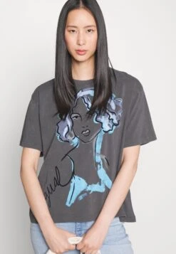 Desigual Mona - T-Shirt Print - Grey -Desigual bcd3d2640431454b853b86cbb69b832d