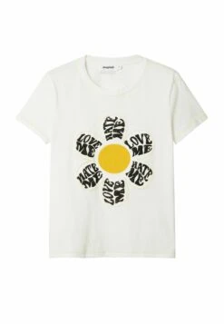 Desigual Artylit - T-Shirt Print - White -Desigual bf14a3a5575945938feac6b144fcd5c6