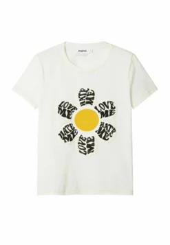 Desigual Artylit - T-Shirt Print - White -Desigual bf14a3a5575945938feac6b144fcd5c6 scaled