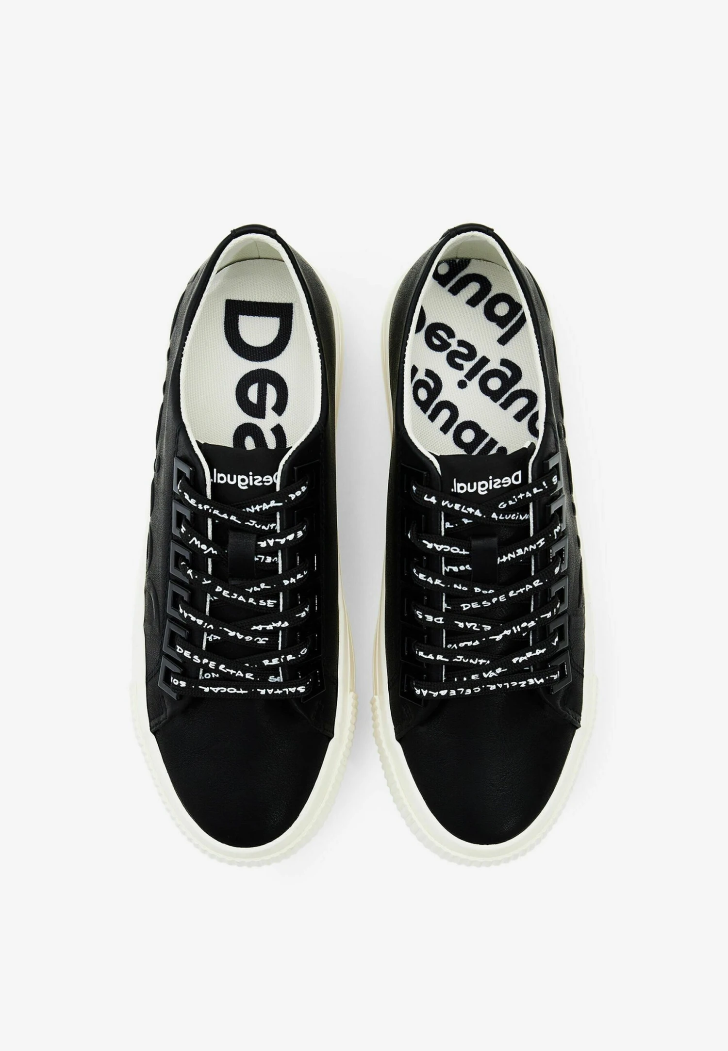 Desigual Platform Logo - Sneakers Laag - Black 4 Desigual Platform Logo - Sneakers Laag - Black - Afbeelding 4