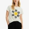 Desigual Artylit - T-Shirt Print - White