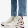 Desigual Disney'S Mickey Mouse High- Platform - Sneakers Hoog - White
