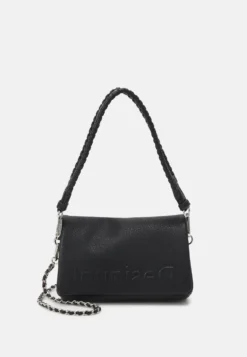 Desigual Bag Half Logo Dortmund Flap Micro - Handtas - Black
