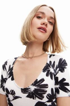 Desigual Kela - T-Shirt Print - White -Desigual c2b871c454e54bb1ad27475180acc9cb