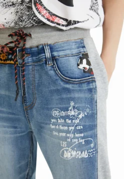 Desigual Disney’S Mickey Mouse Jogger - Slim Fit Jeans - Blue -Desigual c360749bdf6b4c2faf24a04598eb2eef scaled