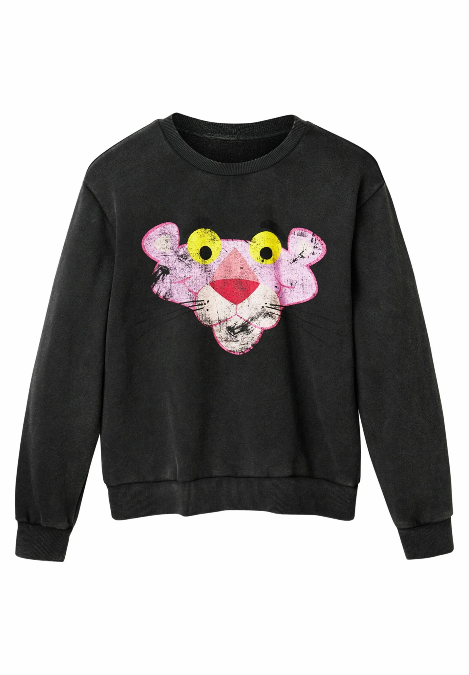 Desigual Distressed Pink Panther - Sweater - Black 5 Desigual Distressed Pink Panther - Sweater - Black - Afbeelding 5