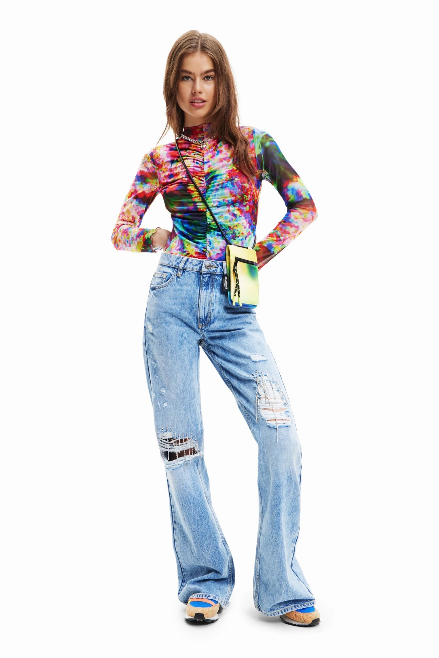 Desigual Dana - Longsleeve - Tutti Fruti 2 Desigual Dana - Longsleeve - Tutti Fruti - Afbeelding 2