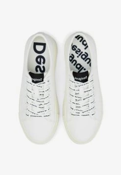 Desigual Platform Logo - Sneakers Laag - White -Desigual c54a380de9344cac897fc7bce7a4ef8d