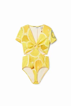 Desigual Smiley Limon - T-Shirt Print - Yellow -Desigual c73af4280be241279dd55d96ce4ade24 scaled