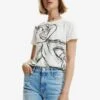 Desigual Short Sleeve Bugs Bunny - T-Shirt Print - White