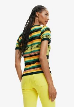 Desigual Knit Landskape - T-Shirt Print - Yellow 7 Desigual Knit Landskape - T-Shirt Print - Yellow -Desigual c7a4d6baa6d0486497c9b7e52b02e1f3