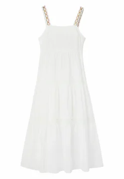 Desigual Long Embroidered Strap - Maxi-Jurk - White -Desigual c927388d9a424ed79c6a5c89292b3f01 scaled
