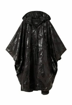 Desigual Logo- Regenjas - Black -Desigual c96cc32a8783452fab318a51992ffe05