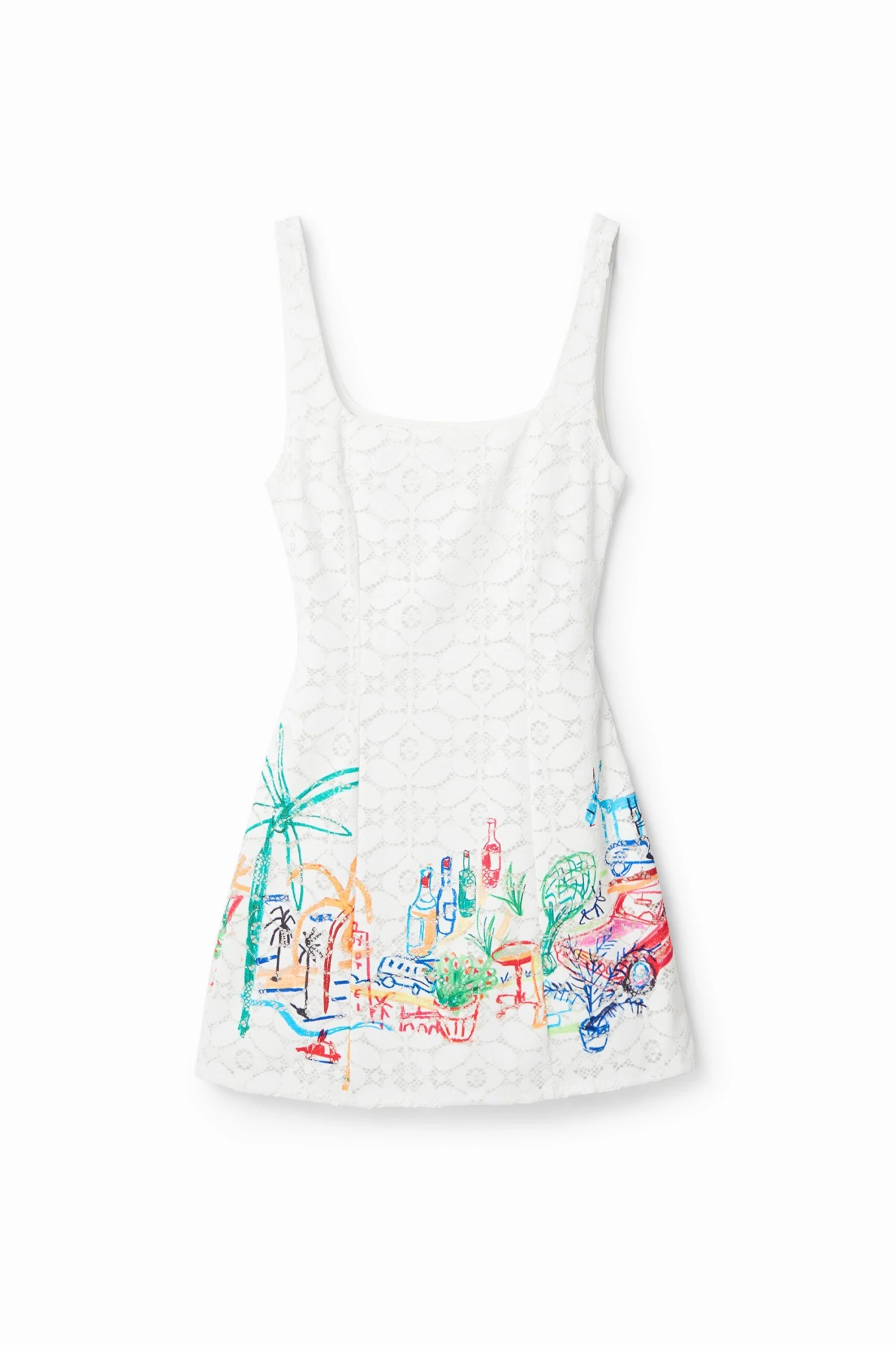 Desigual Vest Mojito - Jurk - White 4 Desigual Vest Mojito - Jurk - White - Afbeelding 4