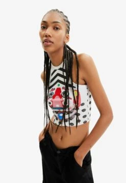 Desigual Designed By M. Christian Lacroix - Top - White 7 Desigual Designed By M. Christian Lacroix - Top - White -Desigual cb632dadd6dd480f99e9fcd75d9b915b