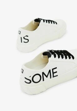 Desigual Life Is Awesome Platform - Sneakers Laag - White -Desigual ccb2867e67294624b3d3fa9f446f243c