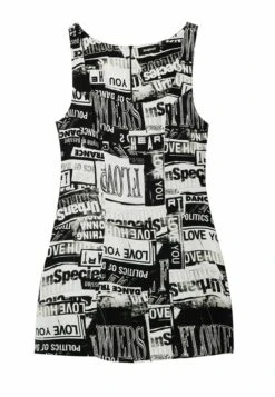 Desigual Textured Newspaper - Jurk - White 7 Desigual Textured Newspaper - Jurk - White -Desigual cde748f7af8c421086cb18206fa4c3dd