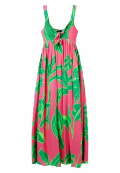 Desigual Long Sweetheart Neckline - Maxi-Jurk - Pink -Desigual ce677c8cdf754a19b70b9acbb53788e1 scaled