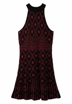 Desigual Metallic Knit Bodysuit - Gebreide Jurk - Red -Desigual cf1e0d41c05240488d21416a1fc77770 scaled