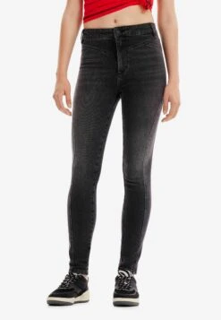 Desigual Push-Up- Jeans Skinny Fit - Black