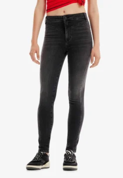 Desigual Push-Up- Jeans Skinny Fit - Black