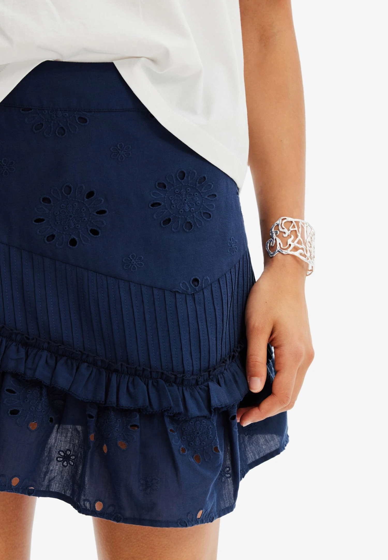 Desigual A-Lijn Rok - Blue 5 Desigual A-Lijn Rok - Blue - Afbeelding 5