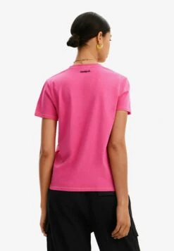 Desigual Artylit - T-Shirt Print - Red -Desigual d17e040ffaa24a4fb1dacc579662bd2f