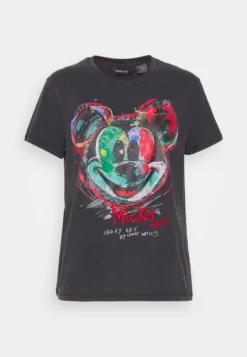 Desigual Mickey Arty - T-Shirt Print - Black -Desigual d19a1dd794f644c48788214b6a67121d scaled