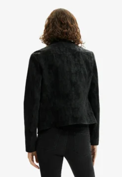 Desigual Suede-Effect Biker - Imitatieleren Jas - Black -Desigual d1fd093860324ad482b0911a52379072 scaled