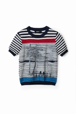 Desigual Sun - T-Shirt Print - Royal -Desigual d50396a4aa74440d9177219f2b5a1fac scaled