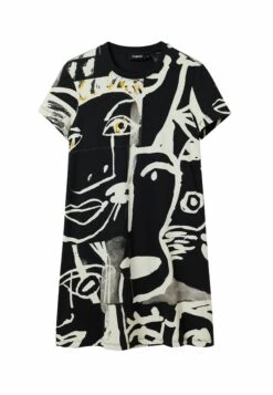 Desigual Face Mini- Jerseyjurk - Black 7 Desigual Face Mini- Jerseyjurk - Black -Desigual d54d2323c37f46db8d6be4f7335fae4c