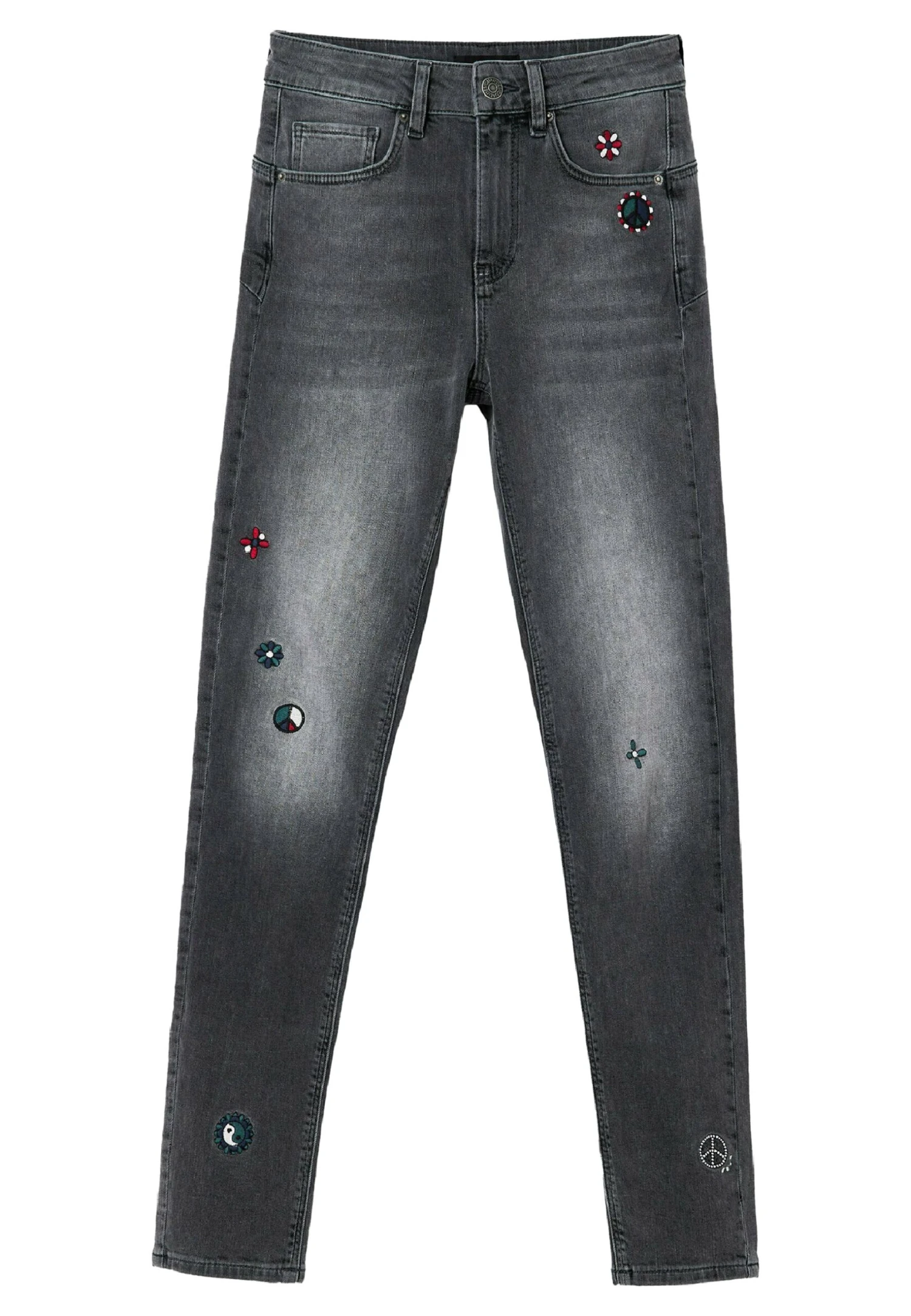 Desigual Jeans Skinny Fit - Black 6 Desigual Jeans Skinny Fit - Black - Afbeelding 6