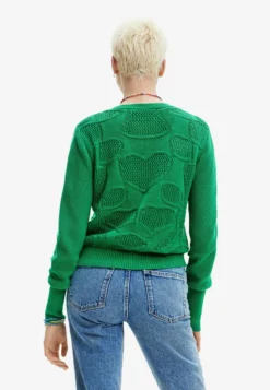 Desigual Openwork Flower - Trui - Green -Desigual d6073b18c64c49cab4ce4cb3564790fd scaled