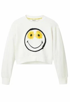 Desigual Smiley® - Sweater - White -Desigual d6343f38be1843f78a2fad1410f687bb