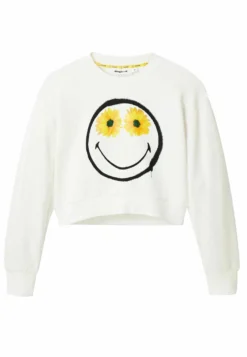 Desigual Smiley® - Sweater - White 7 Desigual Smiley® - Sweater - White -Desigual d6343f38be1843f78a2fad1410f687bb scaled