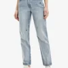Desigual Appliquéd - Straight Leg Jeans - Blue