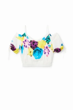 Desigual Blus Bernadette - Top - White -Desigual d6e3d5791c8148bfb87301c8eb533e23 scaled