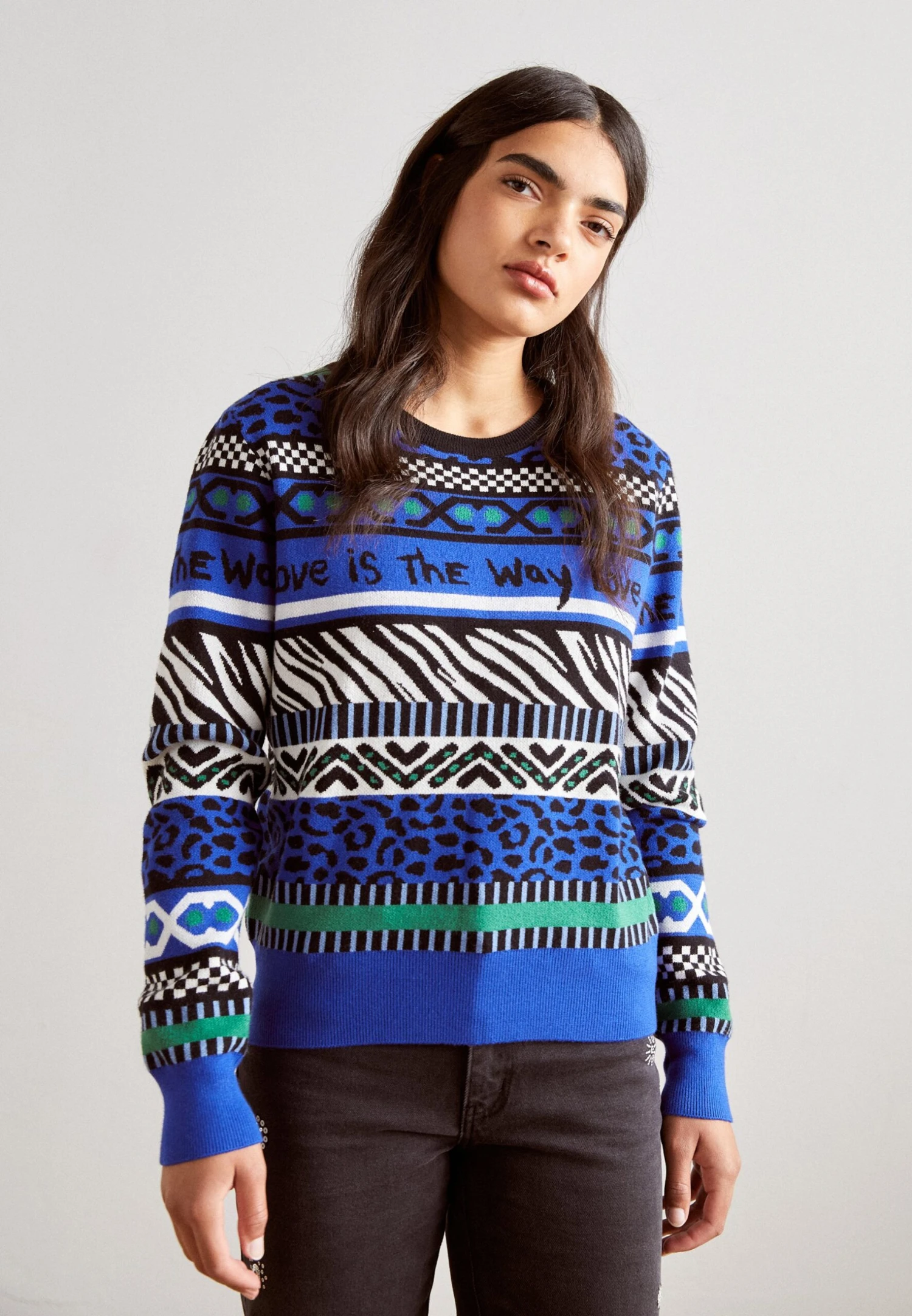 Desigual Dermont - Trui - Navy 1 Desigual Dermont - Trui - Navy