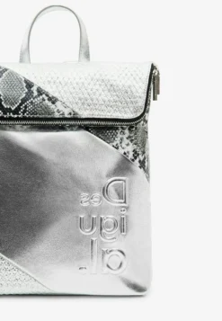 Desigual Mid Size Metallic Patchwork - Backpack - Silver-Coloured 9 Desigual Mid Size Metallic Patchwork - Backpack - Silver-Coloured -Desigual d730193596544fe5856f9be43e737c99 scaled