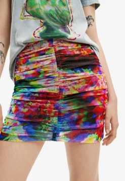 Desigual Floral Ruched Tulle - Minirok - Multicoloured 8 Desigual Floral Ruched Tulle - Minirok - Multicoloured -Desigual d90acb93b5d344bf8e36c1f21fa8505a scaled