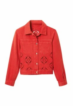 Desigual Die-Cut Denim - Spijkerjas - Red -Desigual da8d4c030e6f49599a640d2a0f190233