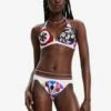 Desigual Designed By M. Christian Lacroix - Bikinitop - White