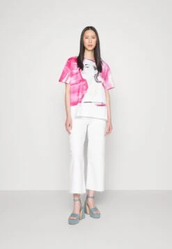 Desigual Pinka - T-Shirt Print - White -Desigual db964dd713214c4197be4d533d3e3954