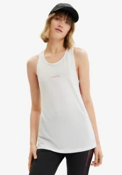 Desigual Asymmetric-Strapwimsuit - Top - White