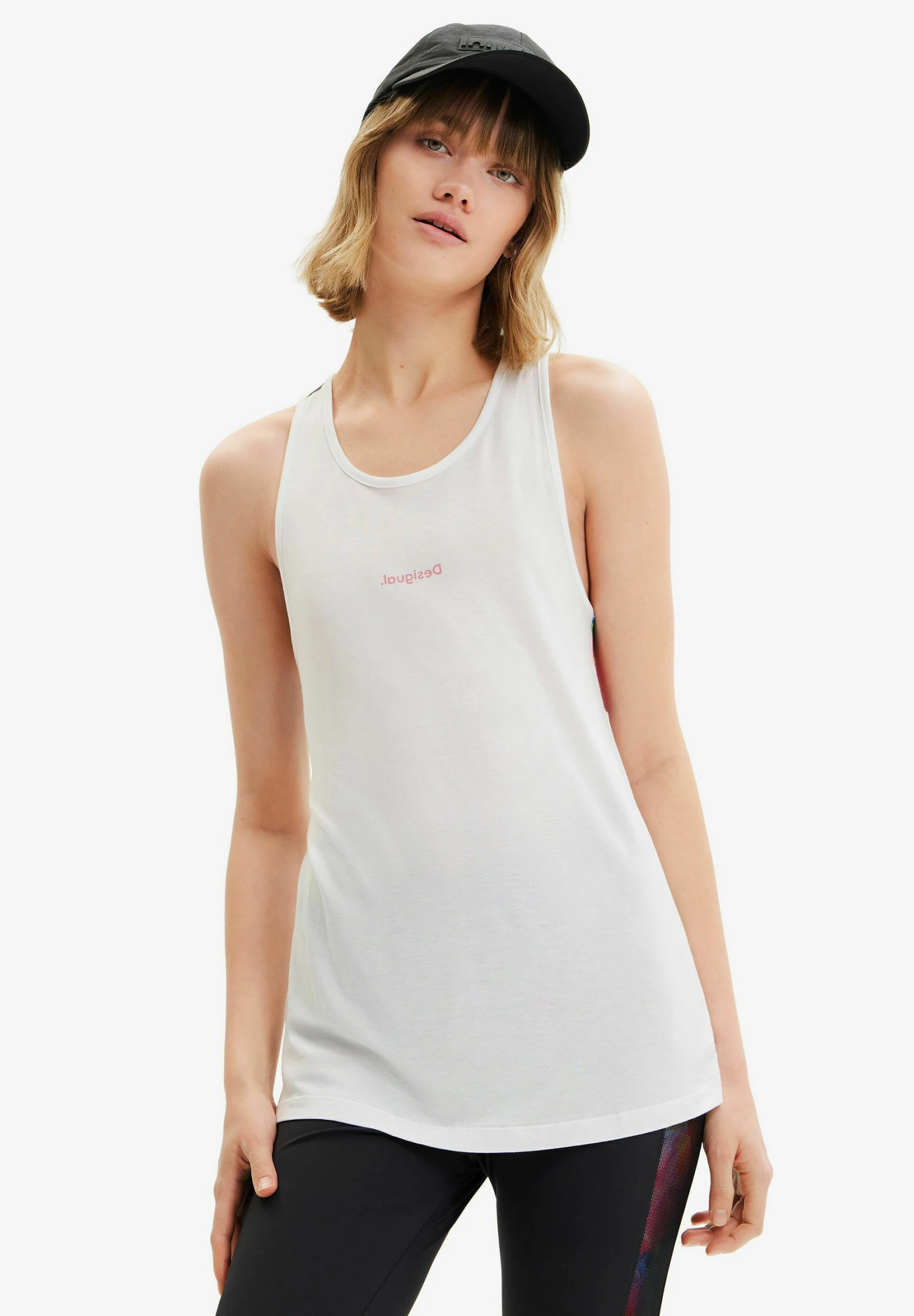 Desigual Asymmetric-Strapwimsuit - Top - White 1 Desigual Asymmetric-Strapwimsuit - Top - White