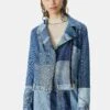 Desigual Upcycled Denim Biker - Spijkerjas - Blue