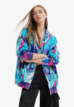 Desigual Designed By M. Christian Lacroix - Sweater Met Rits - Blue